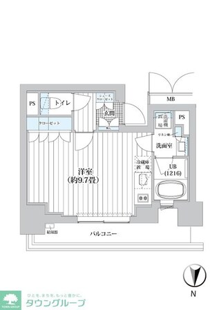 ライオンズフォーシア清澄白河の物件間取画像